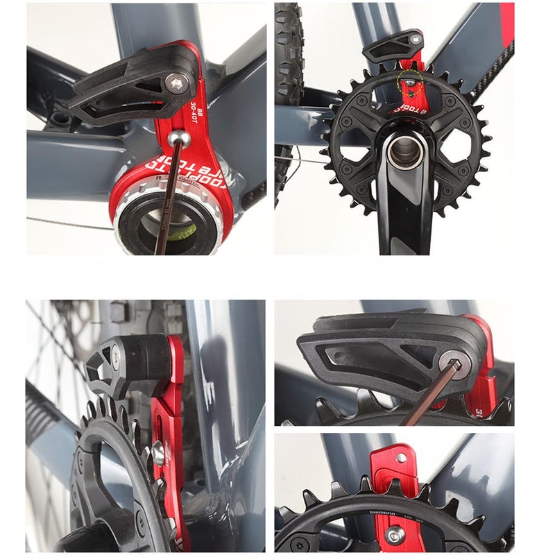 HOUSON Chain Guide, Bicycle Chain Guide Bicycle Chain Protector for Most Bicycles, Racing Bikes BB Front Chain Guide - Image 4